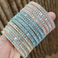 Alluring White Color Stones American Diamond Bangles For Women