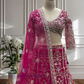 Pink Color Sequins With Zari Embroidery Work Lehenga Choli Near Me