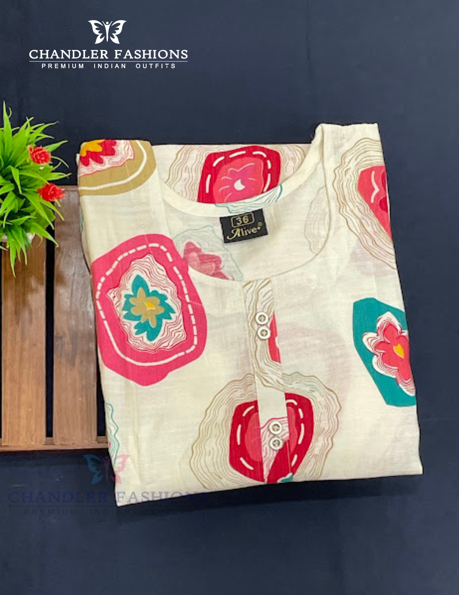 Exquisite MultiColored Rayon Kurti With Printed Work For Girls Near Me