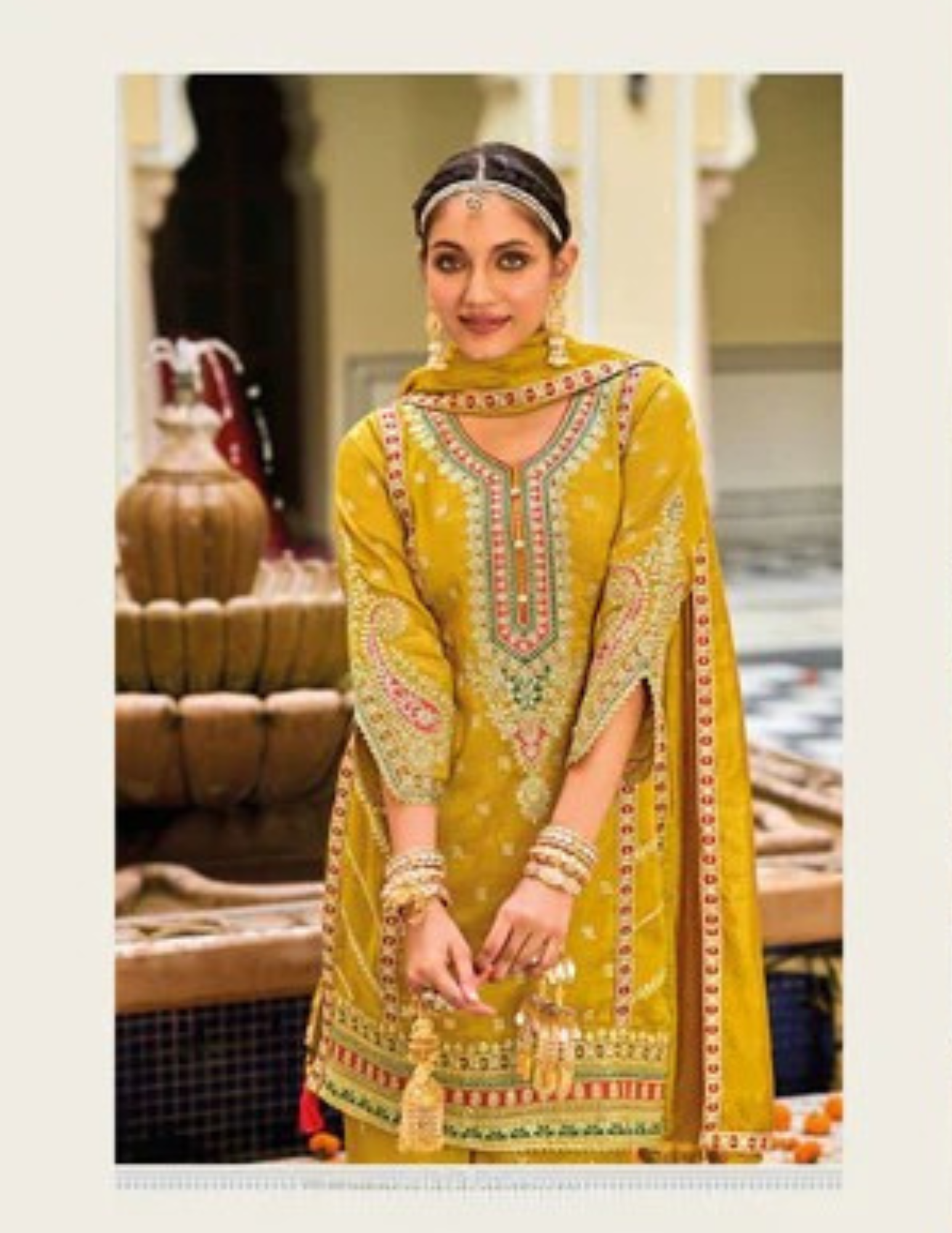 Amazing Yellow Color Kurti Sets In USA