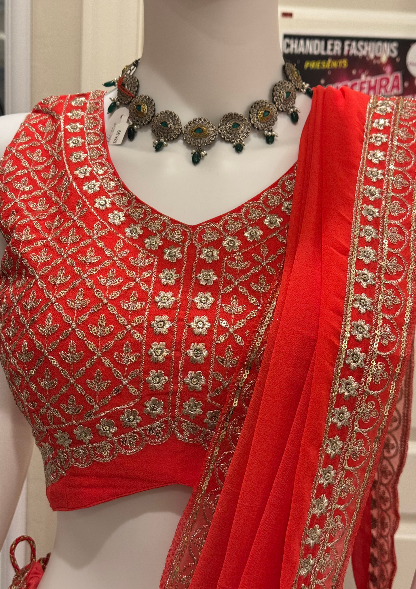 Sequins With Thread Work Lehenga With Dupatta Set Near Me