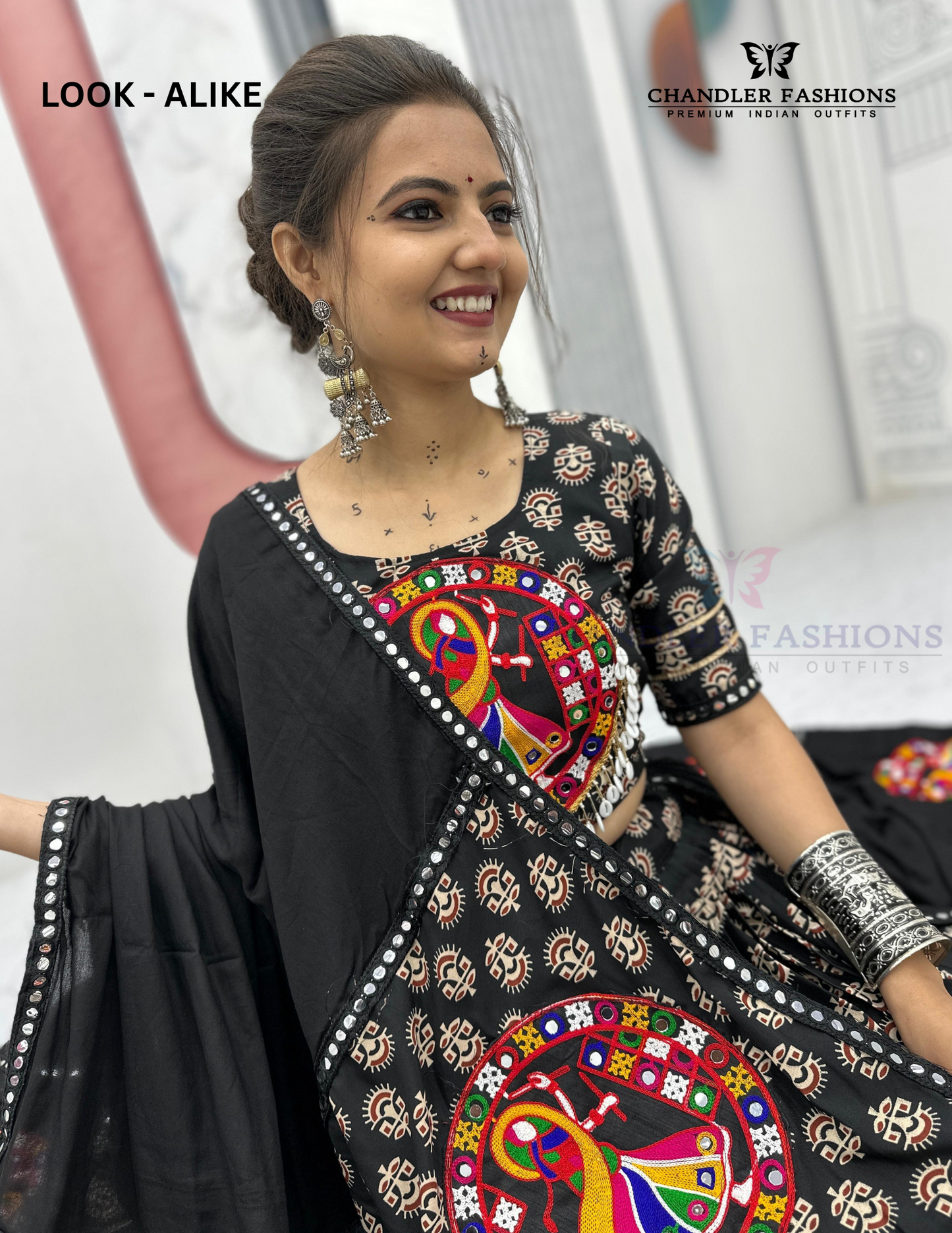 Pure Cotton Work Chaniya Choli Set For Women In Chandler