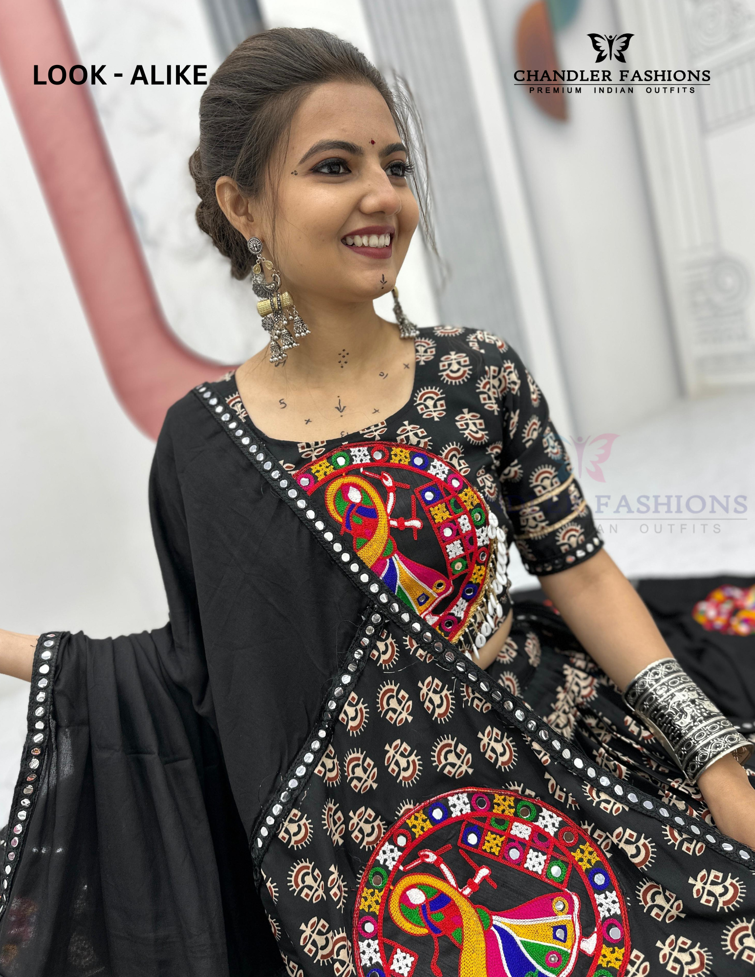 Pure Cotton Work Chaniya Choli Set For Women In Chandler