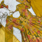 Yellow Color Roman Silk Kurti Suits In Mesa