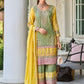 Charming Green Colored Heavy Chinon Embroidery Work Palazzo Suits For Women In Tempe