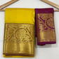 Pretty Yellow Color Pure Kanchi Silk Floral Motifs With Gold Zari Work Saree In USA