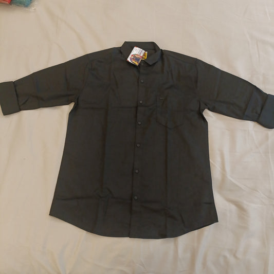 Black Shirt With Long Sleeves And Pocket