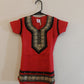 Fabulous Red Color Short Kurti With Embroidery Work For Kids