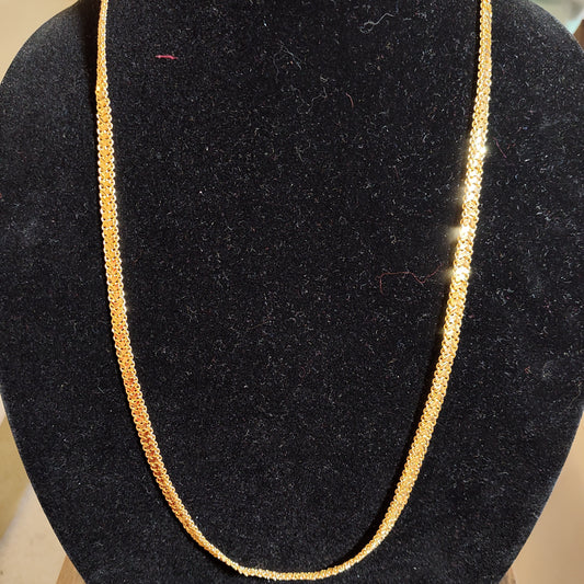 Gorgeous Long Chain Gold Plated With Beautiful Design