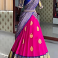 Charming Pink Color Banarasi Silk Lehenga Choli With Dupatta For Women