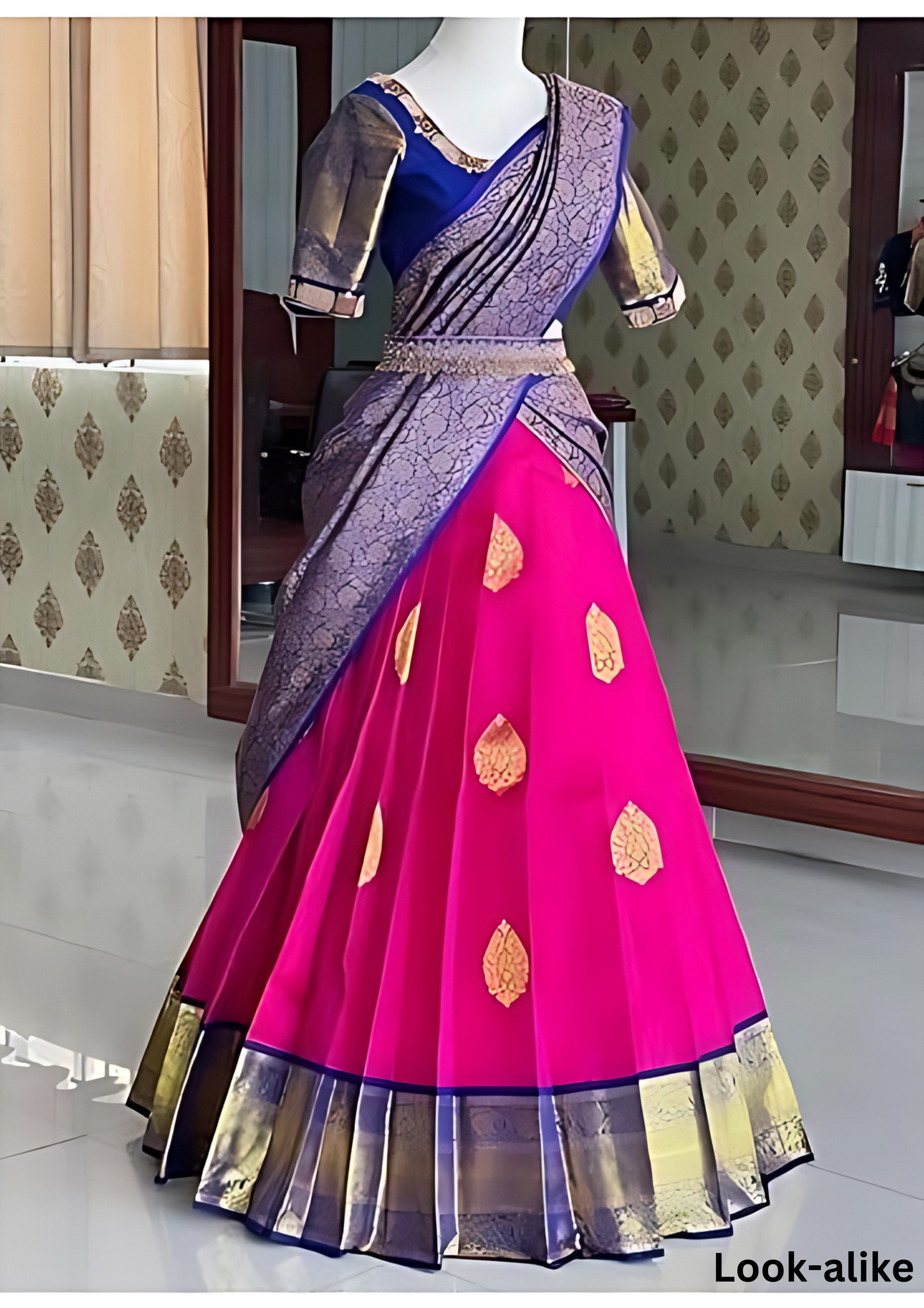 Charming Pink Color Banarasi Silk Lehenga Choli With Dupatta For Women