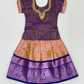 Gorgeous Violet Color Art Silk Langa Set With Stone Work For Girls