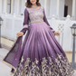 Purple Color Embroidery And Sequins Work Lehenga Choli In USA