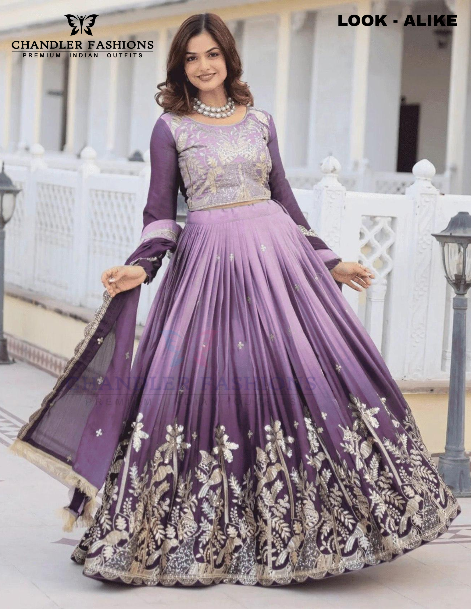 Purple Color Embroidery And Sequins Work Lehenga Choli In USA