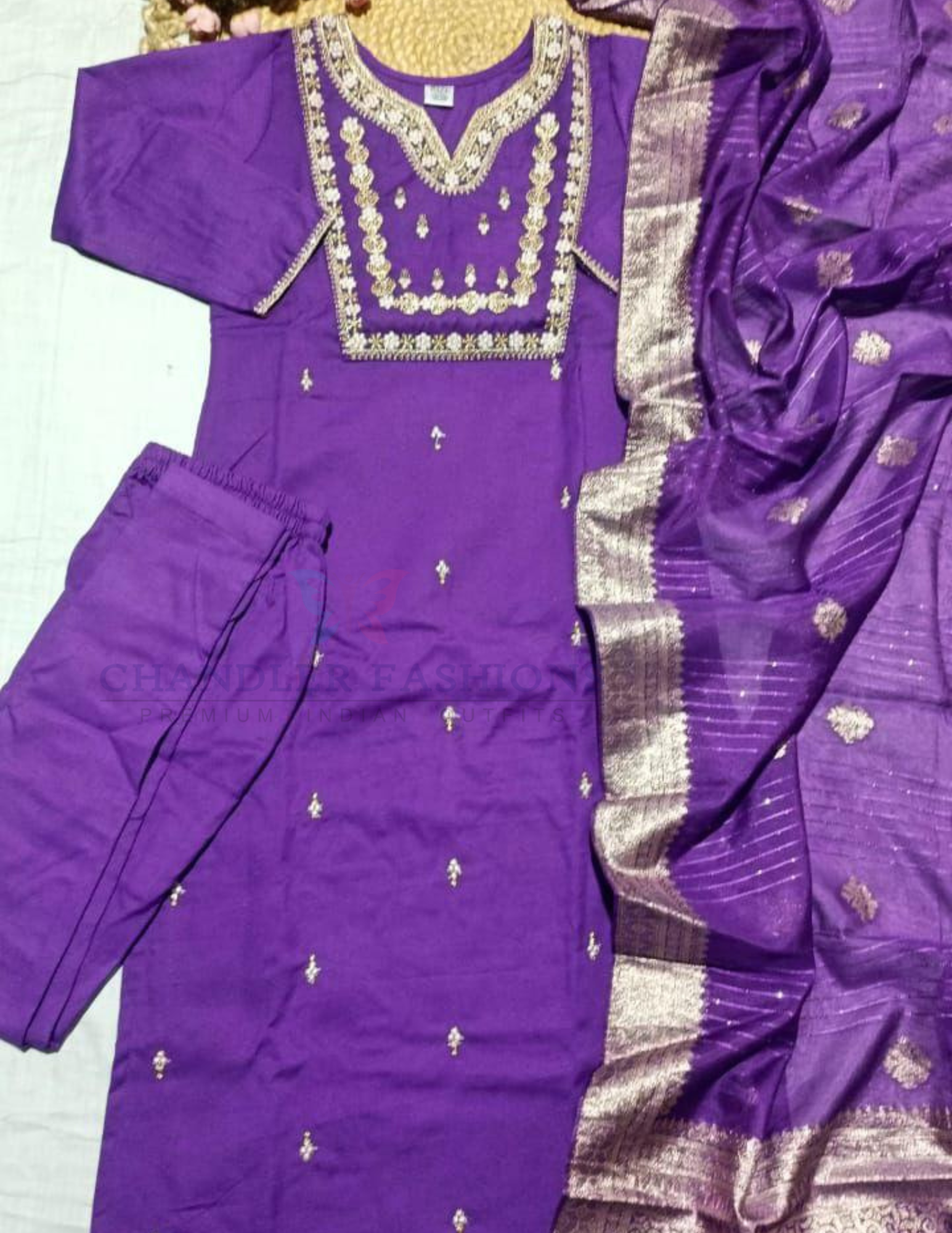 Cotton Slub Salwar Suits For Women In Mesa