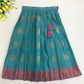 Pink Colored Silk Langa Sets With Zari Work In Suncity