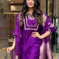 Cotton Slub With Embroidery Work Salwar Suits Near Me