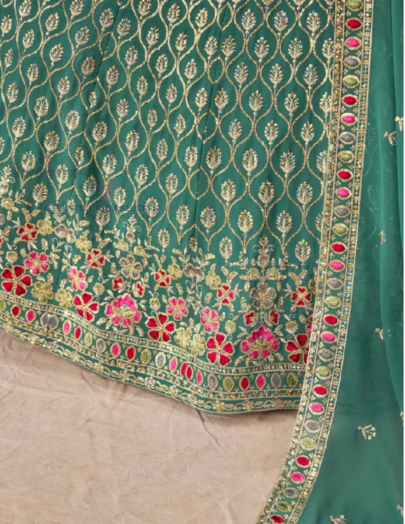 Green Lehenga Choli In Yuma