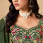 Green Color Lehenga In Mesa