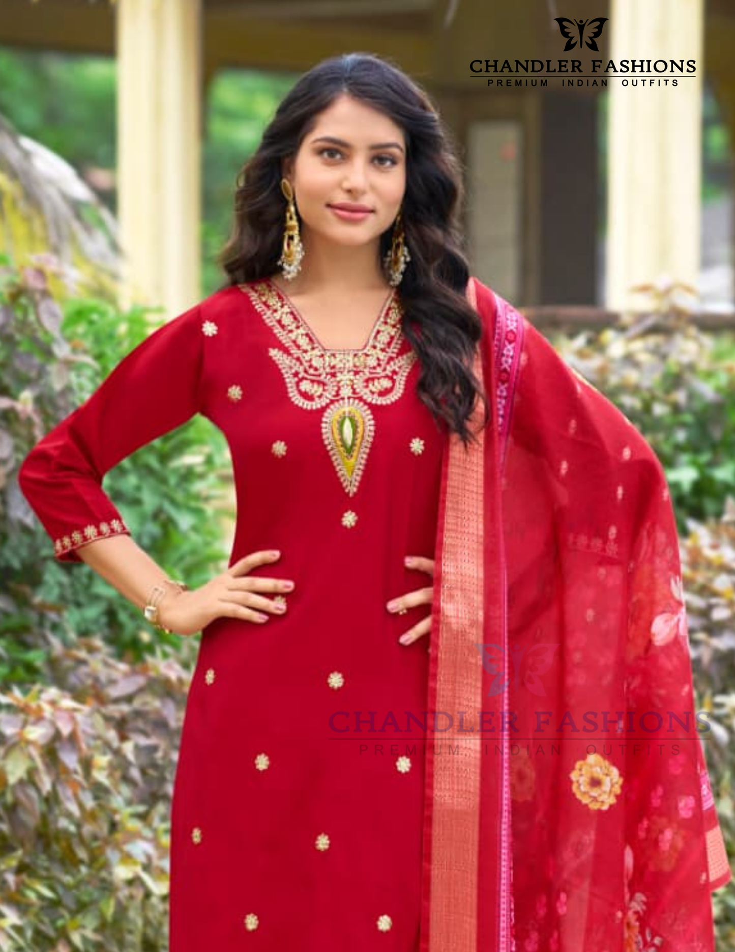 Maroon Color Heavy Embroidery Work Salwar Suits With Dupatta Near Me