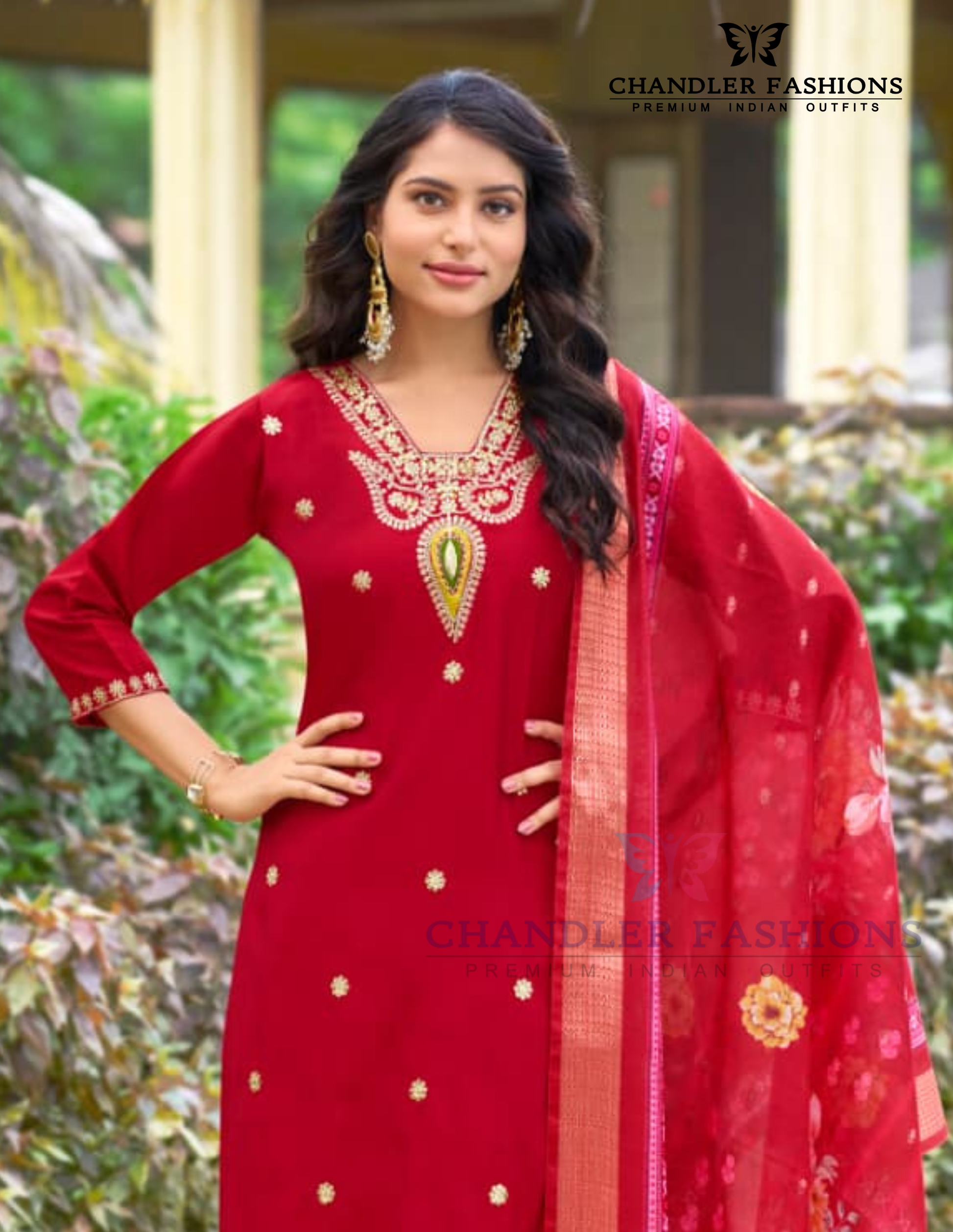 Maroon Color Heavy Embroidery Work Salwar Suits With Dupatta Near Me