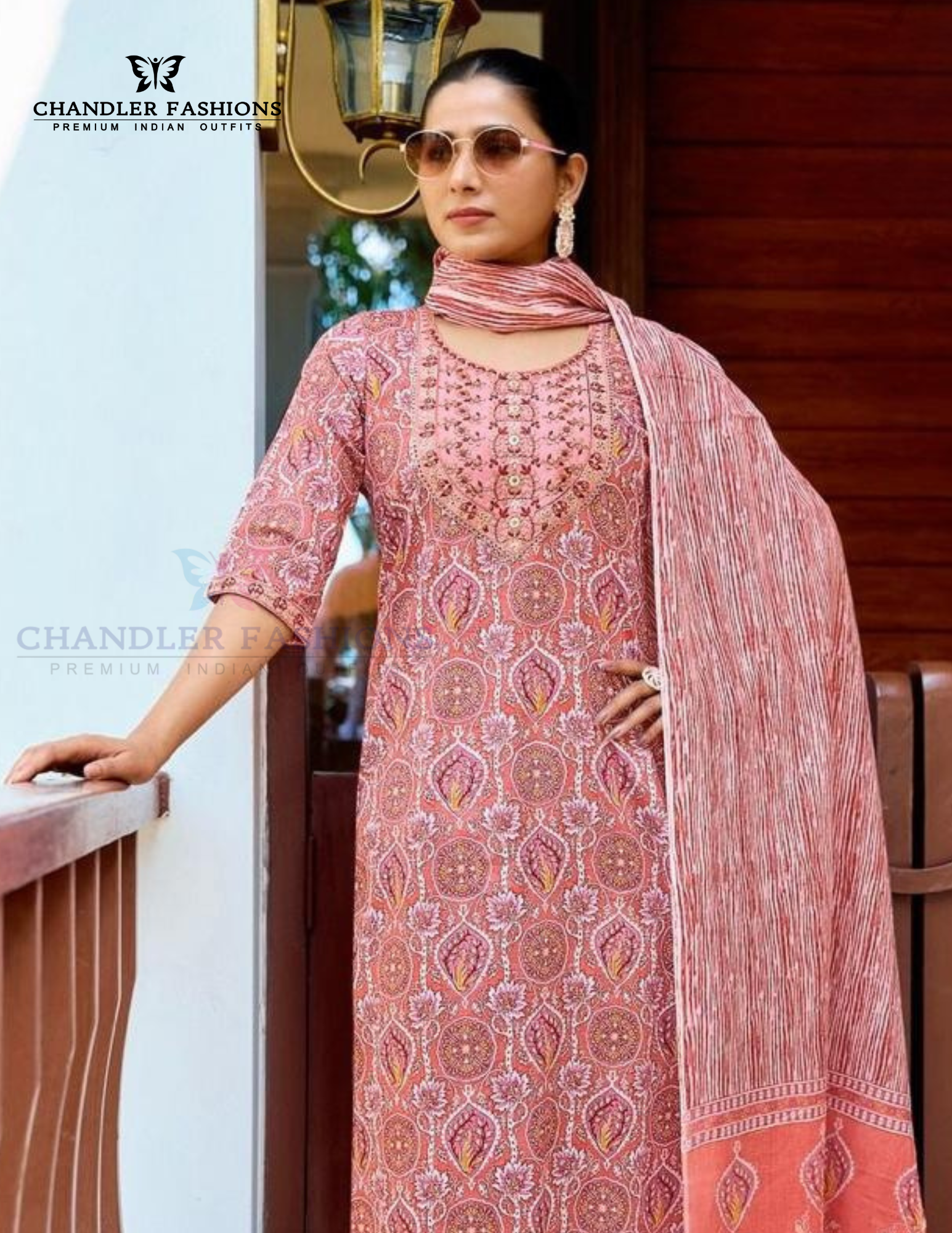 Light Pink Cotton Salwar Suits Set Near Me 