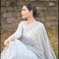  Gray Color Georgette With Sequins Work In Mesa