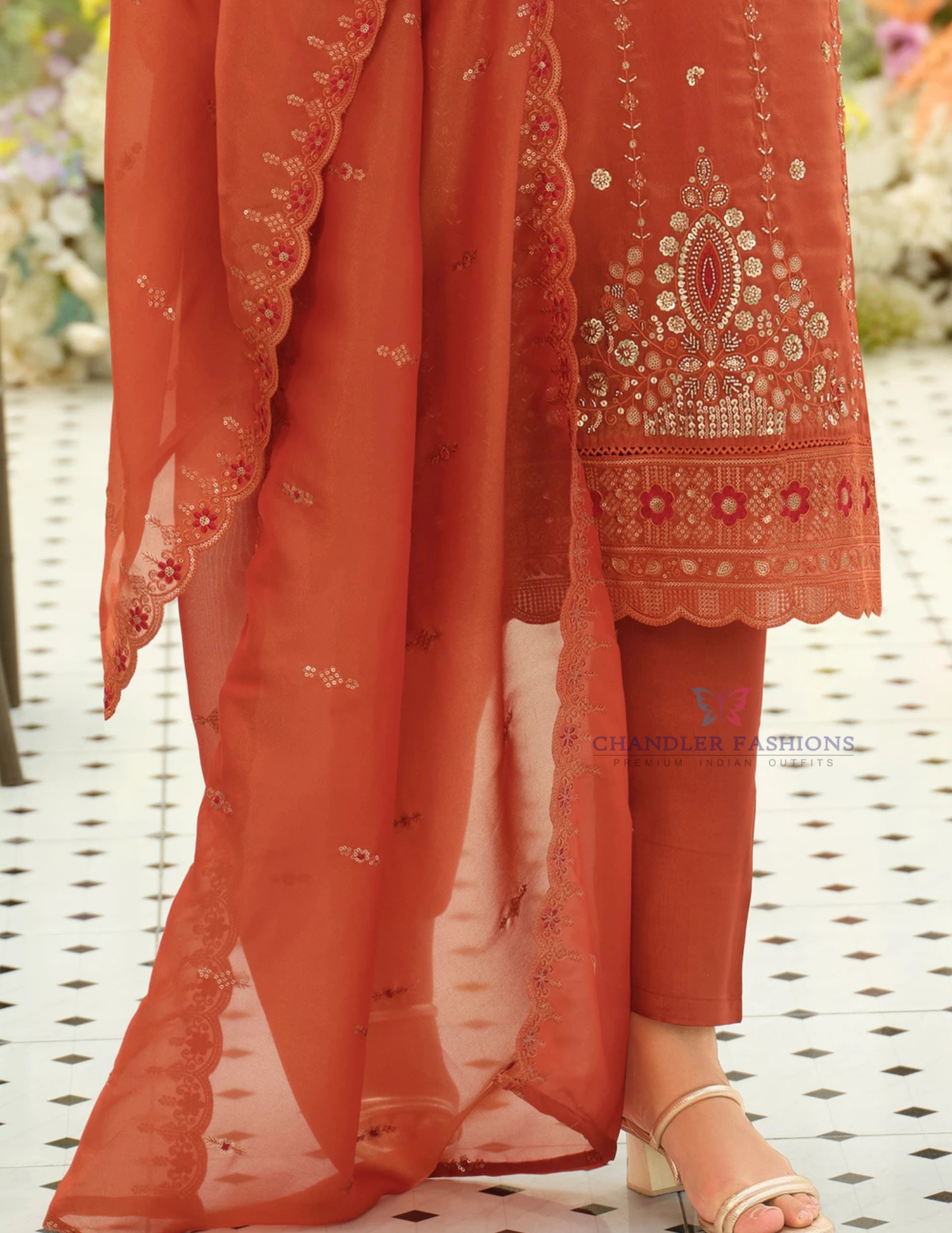 Delightful Embroidery Work Salwar Suits In USA