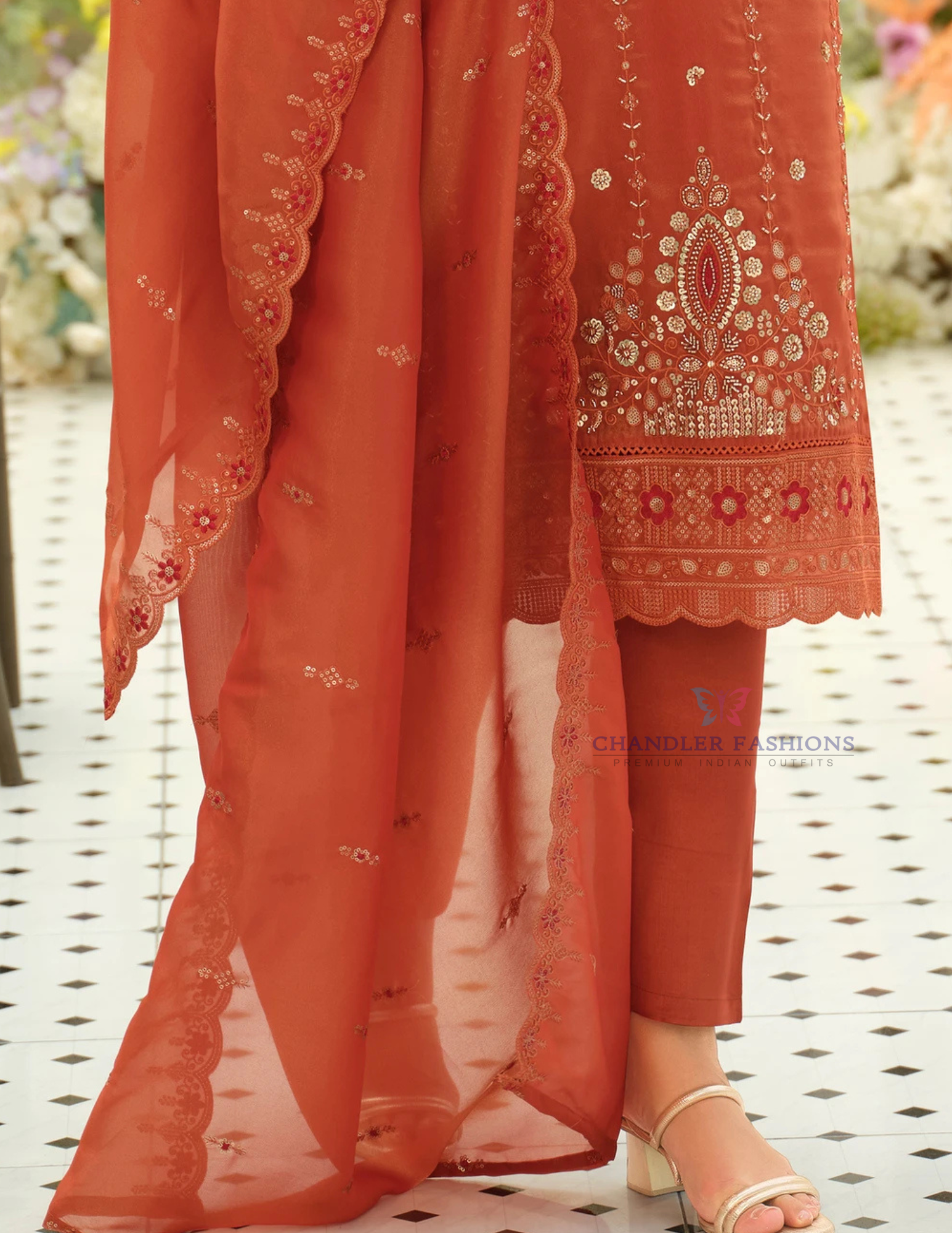 Delightful Embroidery Work Salwar Suits In USA