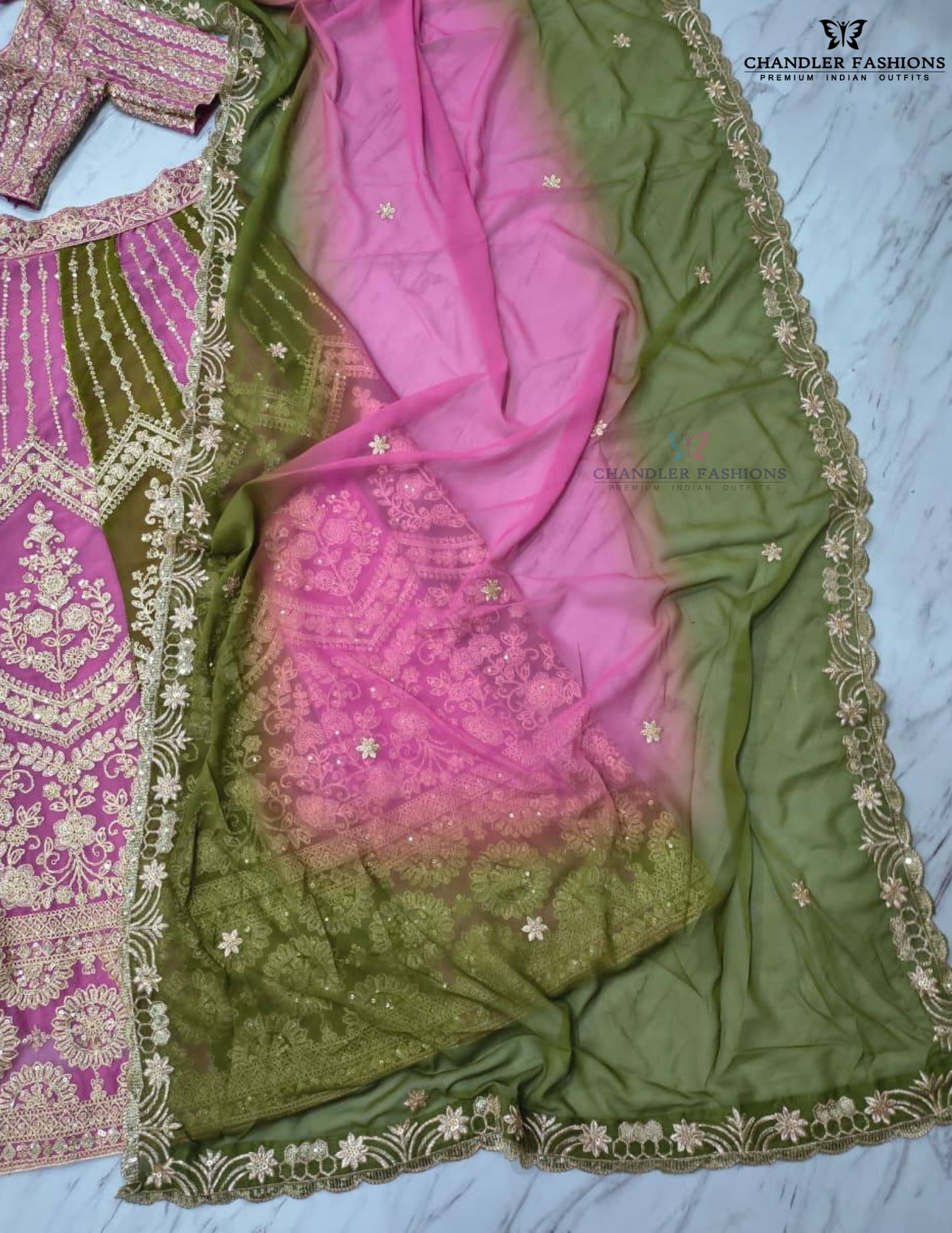 Fabulous Coding Work Lehenga In Surprise