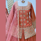 Peach Color Shimmer Silk With Embroidery And Sequins Work Lehenga In Gilbert