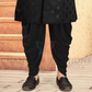 Stunning Black Color Silk Kurta In USA