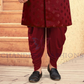 Attractive Maroon Color Silk Kurta In USA