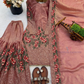 Peach Color Sharara Suits In Yuma