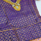 Violet Color Silk Langa Set In Yuma