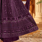Wine Colored Embroidery  And Sequins Work  Kurti Suits In Chandler