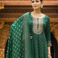 Graceful Green Color Rayon With Embroidery Work Salwar Suits For Women Near Me