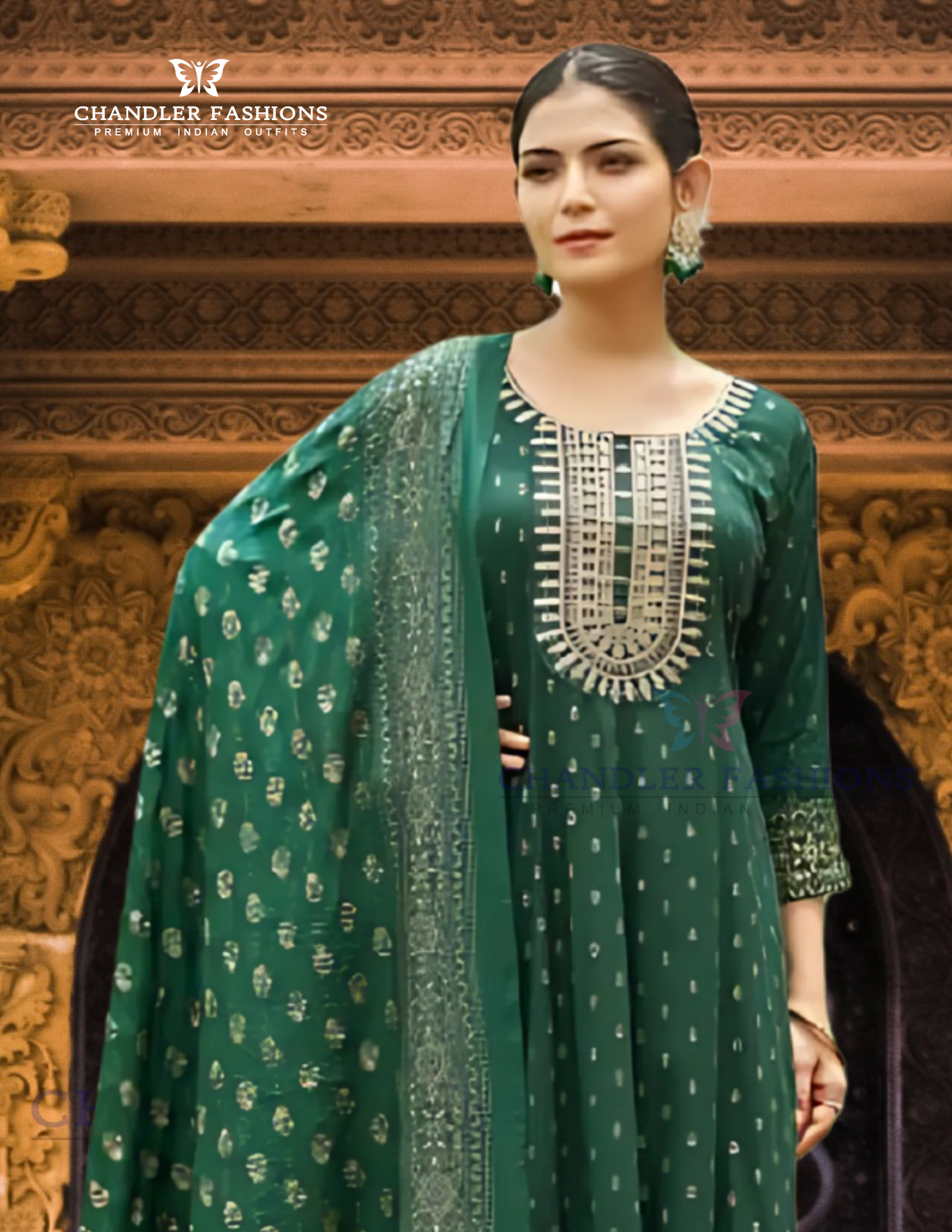 Graceful Green Color Rayon With Embroidery Work Salwar Suits For Women Near Me