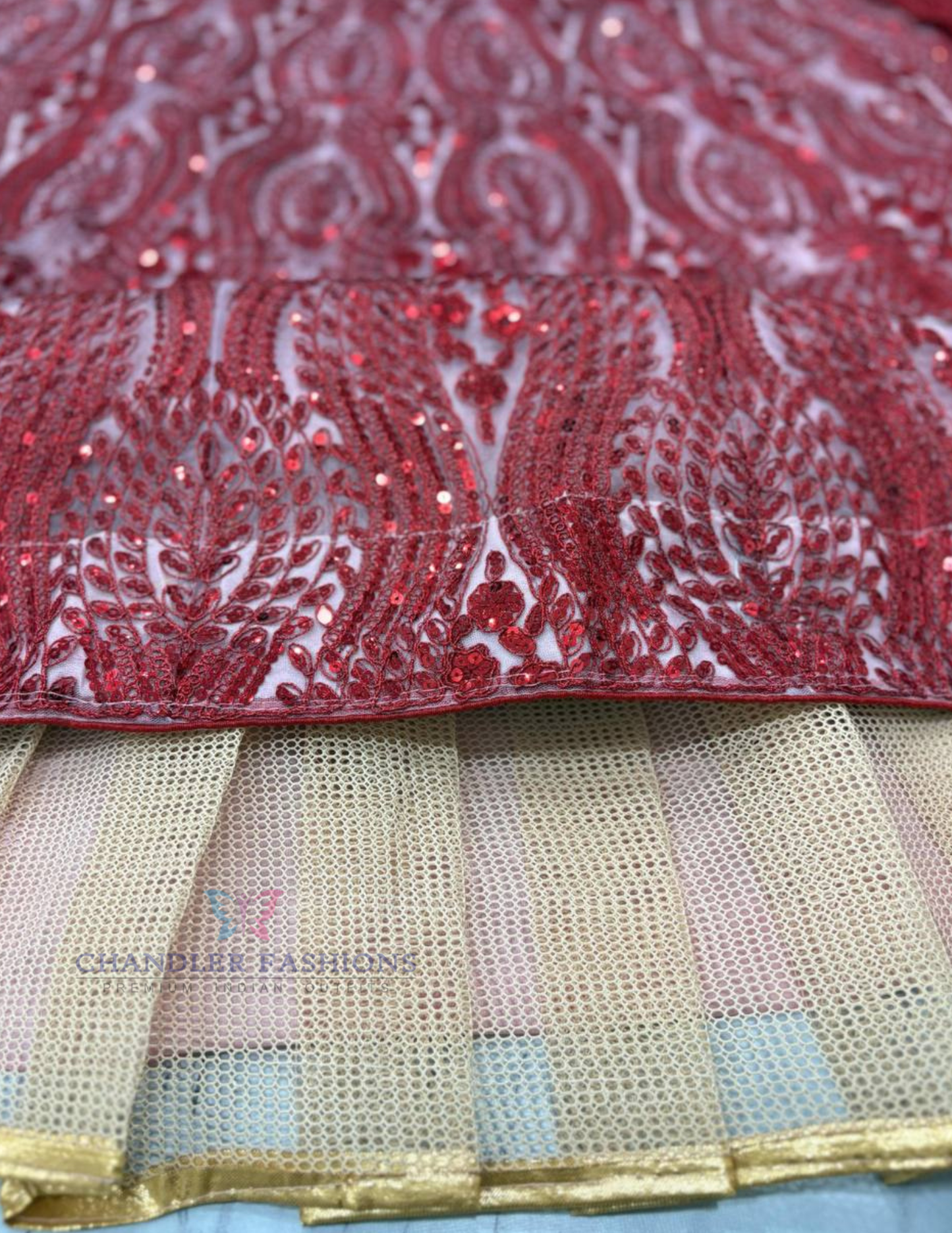 Red Color Lehenga Choli In Yuma