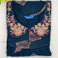 Green Color Rayon With Embroidery And Printed Work Nighty Near Me