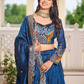 Blue Color Lehenga Choli With Dupatta In Yuma