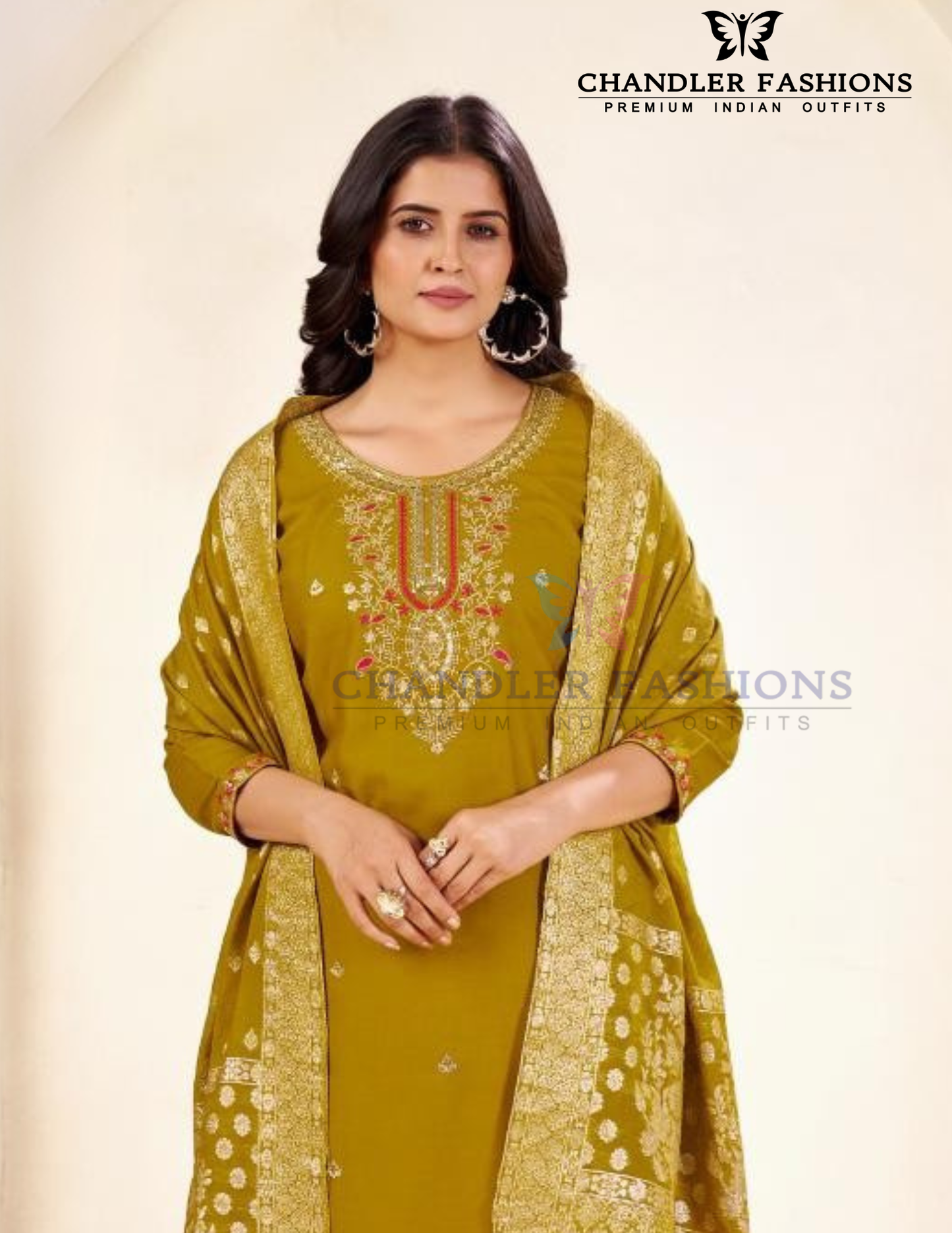 Mustard Yellow Color Rayon With Thread Work Salwar Suits In USA 