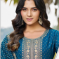 Blue Color Rayon Sequins Work Salwar Suits Near Me
