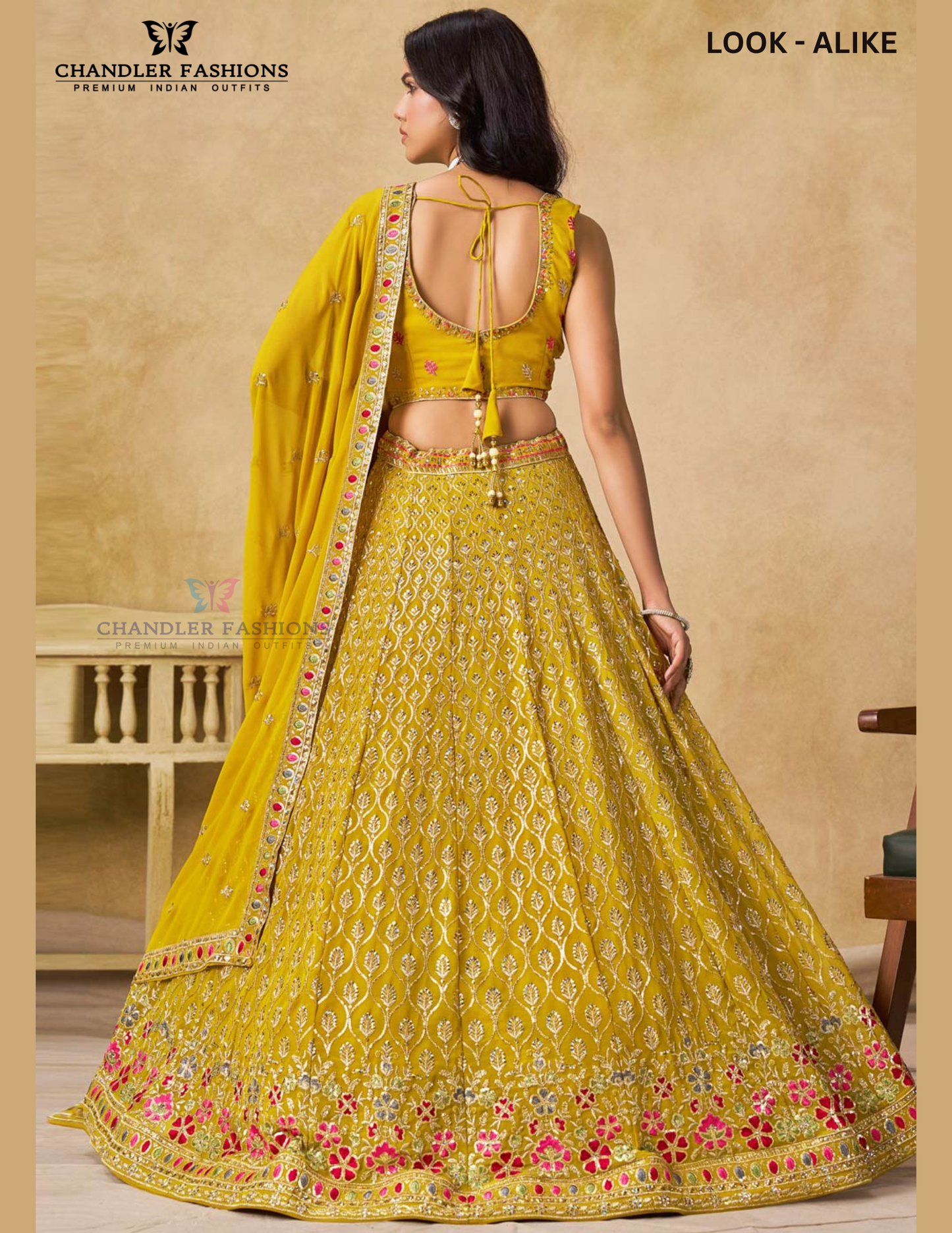 Yellow Color Georgette With Zari Embroidery And Sequins Work Lehenga Choli In USA