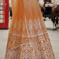 Light Orange Color Sequins Work Lehenga In USA