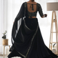 Black Color Designer Faux Georgette Lehenga In USA