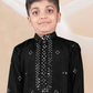 Charming Black Color Kurta Pajama Set With Sequence Work Near Me