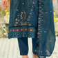 Blue Color Shimmer Salwar Suits In USA