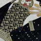 Dazzling Black Color Palazzo Suit With Dupatta In Mesa