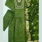 Beautiful Green Color Cotton Salwar Suits In USA